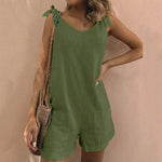 Load image into Gallery viewer, Effortless Summer Romper &amp; Playsuit – Casual Chic with Pockets &amp; High Stretch
