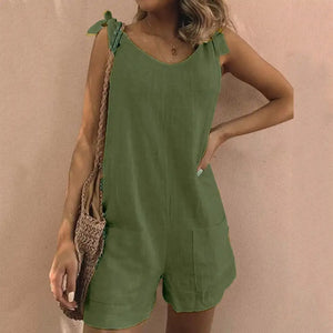 Effortless Summer Romper & Playsuit – Casual Chic with Pockets & High Stretch