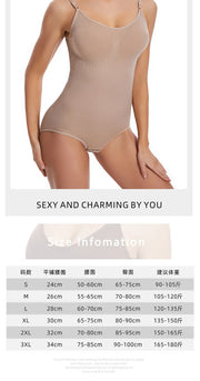 Seamless Full Body Shaper with Butt Lifter & Tummy Control
