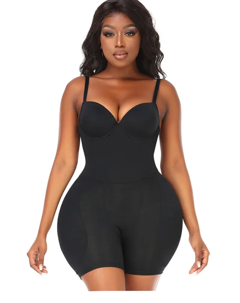 Padded Hip Enhancer Bodysuit Butt Lifter Shapewear