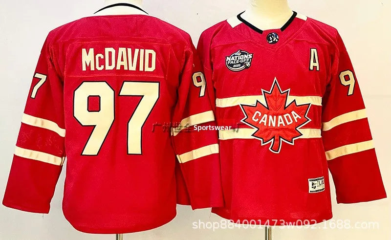 Canada Team Ice Hockey Jersey – Embroidered Training Uniform