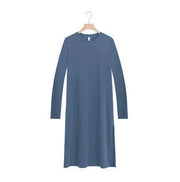 Short-Sleeve Cotton Midi Dress | OWNLUXE