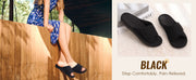 Waffle Cotton Indoor Slippers for Women with Arch Support