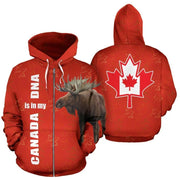 Canada 3d All Over Printed Maple Leaf Generation Zipped | OWNLUXE