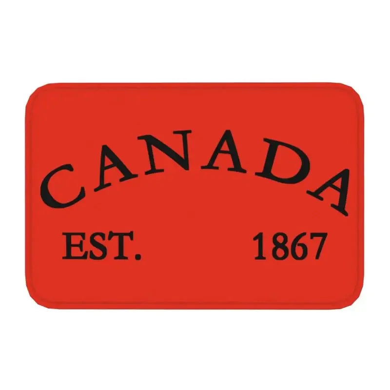 Canada Flag Doormat - Anti-Slip Floor Mat for Indoor & Outdoor