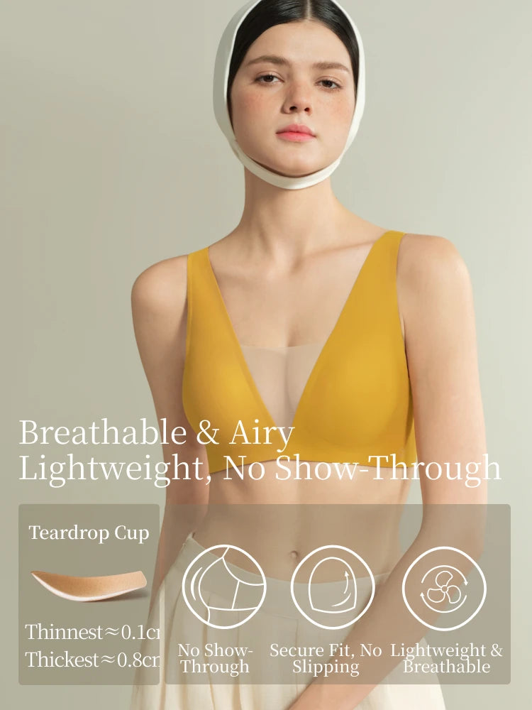 Women's Seamless Push Up Mesh Bra | OWNLUXE