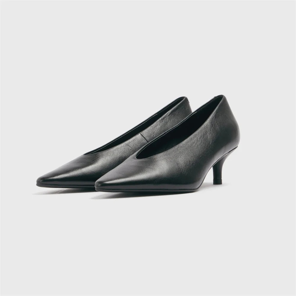 Women's Leather Pumps (Brown Suede) – Shop at OWNLUXE