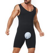 Seamless Men’s Full Body Shaper Bodysuit for Tummy Control