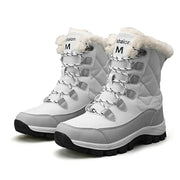 Plush Lined Ankle Snow Boots – Warm Grip Winter Style