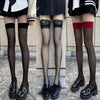 Lace Red Edge Socks | OWNLUXE