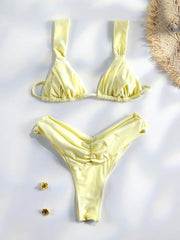 Women's Folds Set Bikini | OWNLUXE