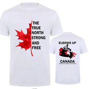 Elbows Up - True North Strong and Free Proud Canadian T-Shirt