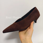 Women's Pointed Toe Retro Pumps – Shop at OWNLUXE