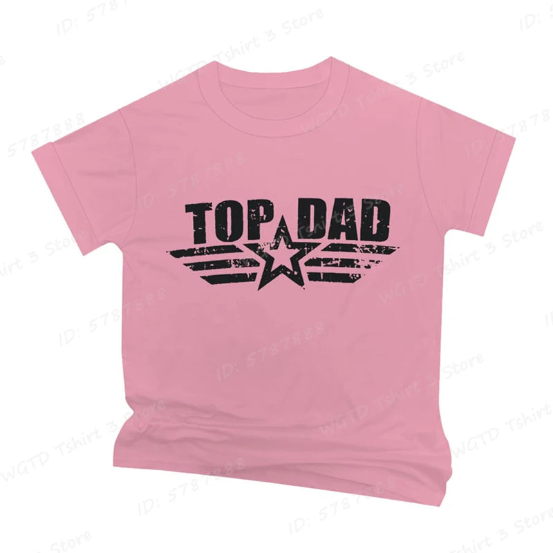 Top Dad Graphic T-Shirt – Unisex O‑Neck Short Sleeve