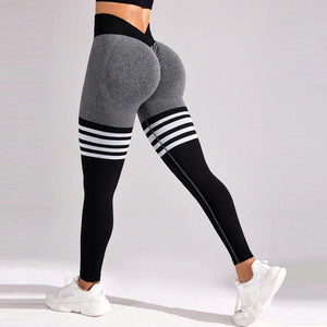 Women's Seamless Booty-Lifting Leggings – Mid-Waist, Stretchy & Sporty
