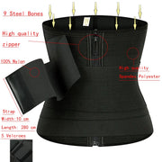 Steel-Bone Adjustable Tummy-Control Wrap Waist Trainer | OWNLUXE