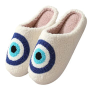 Winter Plush Family House Slippers – Warm Non‑Slip Slides