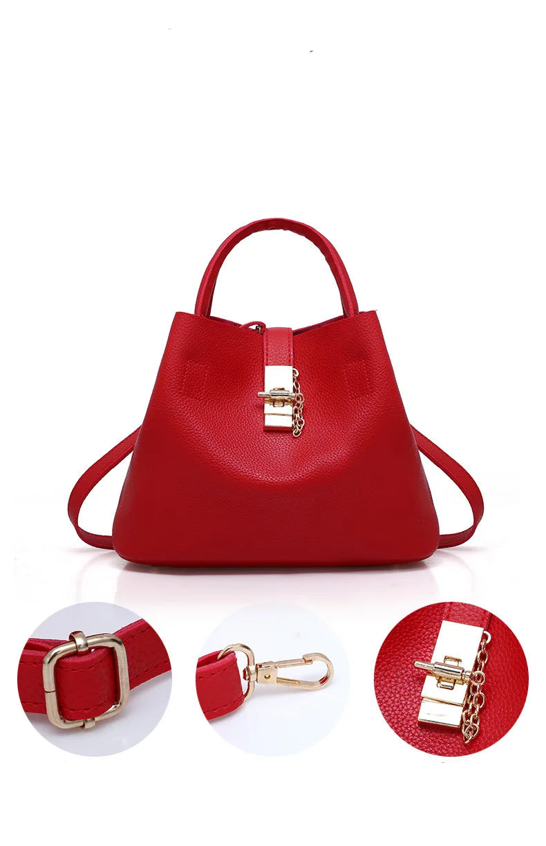 Women's Leather Crossbody Handbag – Luxury Designer Shoulder Bag