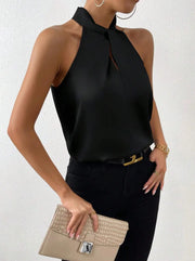 Women's Sleeveless Halter Top | OWNLUXE