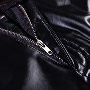 Faux Leather Butt-Lifting High-Waist Running Leggings | OWNLUXE