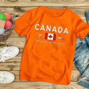 Canadian Flag T-Shirt – Unisex Great White North Graphic Tee | OWNLUXE