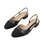 Women's Slingback Leather Heels | OWNLUXE