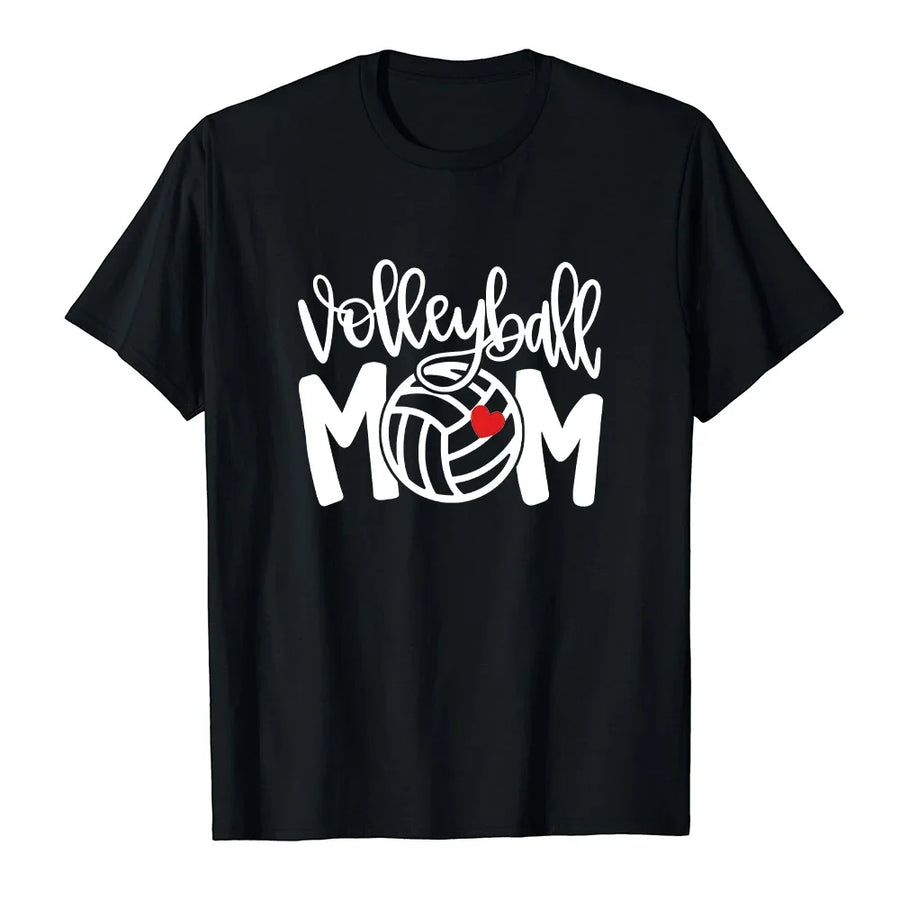 Printed Short-Sleeve Mom T-Shirt | OWNLUXE