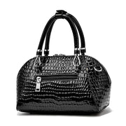 Yellow Crocodile Pattern Tote Bag - Small Shell Messenger