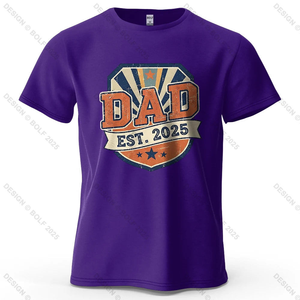 Dad Est. Vintage Graphic Tee - 100% Cotton | OWNLUXE