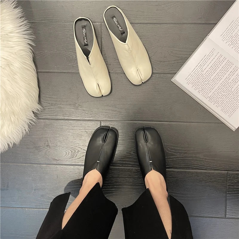 Women's Leather Loafers (Beige) – Shop at OWNLUXE