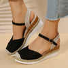 Women's Closed Toe Platform Wedge Sandals | OWNLUXE