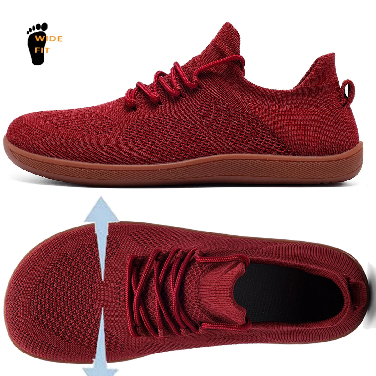 Unisex Breathable Lightweight Sneakers (Orange) – Shop at OWNLUXE