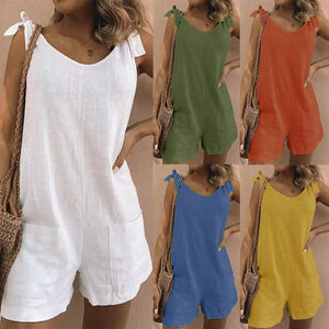 Effortless Summer Romper & Playsuit – Casual Chic with Pockets & High Stretch