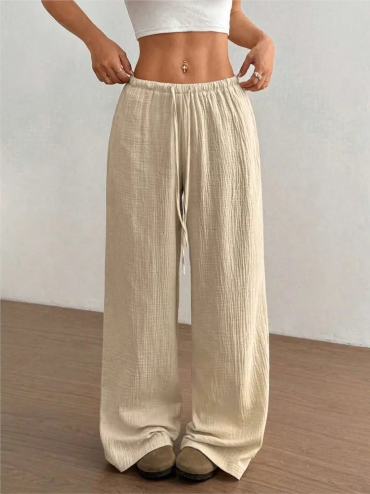 High-Waist Wide-Leg Pants | OWNLUXE