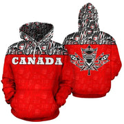 Fashion 3D Canada Natianal Flag Emblem Printed Hoodies | OWNLUXE
