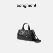 Genuine Leather Mini Boston Bag | OWNLUXE