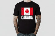 True North Strong Canada T-Shirt – Canadian Map Flag Maple Leaf Tee | OWNLUXE