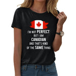 Load image into Gallery viewer, Fierce &amp; Free: Women’s Canadian Pride T-Shirt / Féroce et Libre : T-shirt Fierté canadienne pour femme
