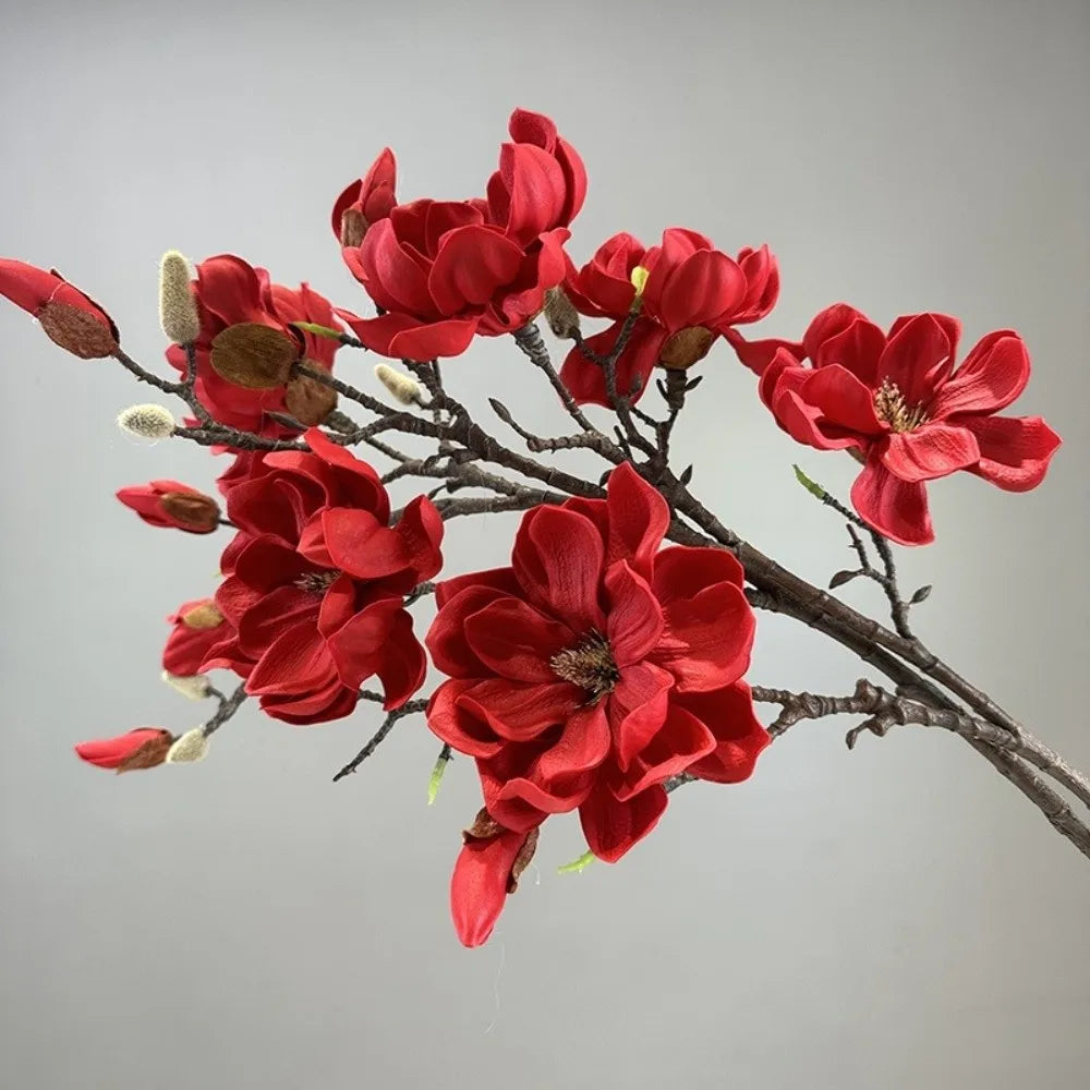 Real-Touch Magnolia Bouquet – Lasting Home Décor | OWNLUXE
