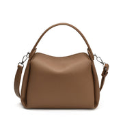 Leftside Small PU Leather Bucket Bag Shoulder Bags Short | OWNLUXE