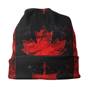 Canadian Flag Beanie – Unisex Winter Knitted Hat Canadian Patriotic | OWNLUXE