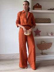 High-Waist Silk Three-Piece Lounge Set – Shop at OWNLUXE