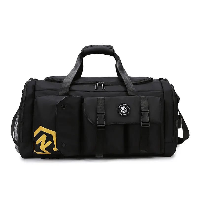 Men’s Travel Duffel Bag – Multifunctional Oxford Weekender