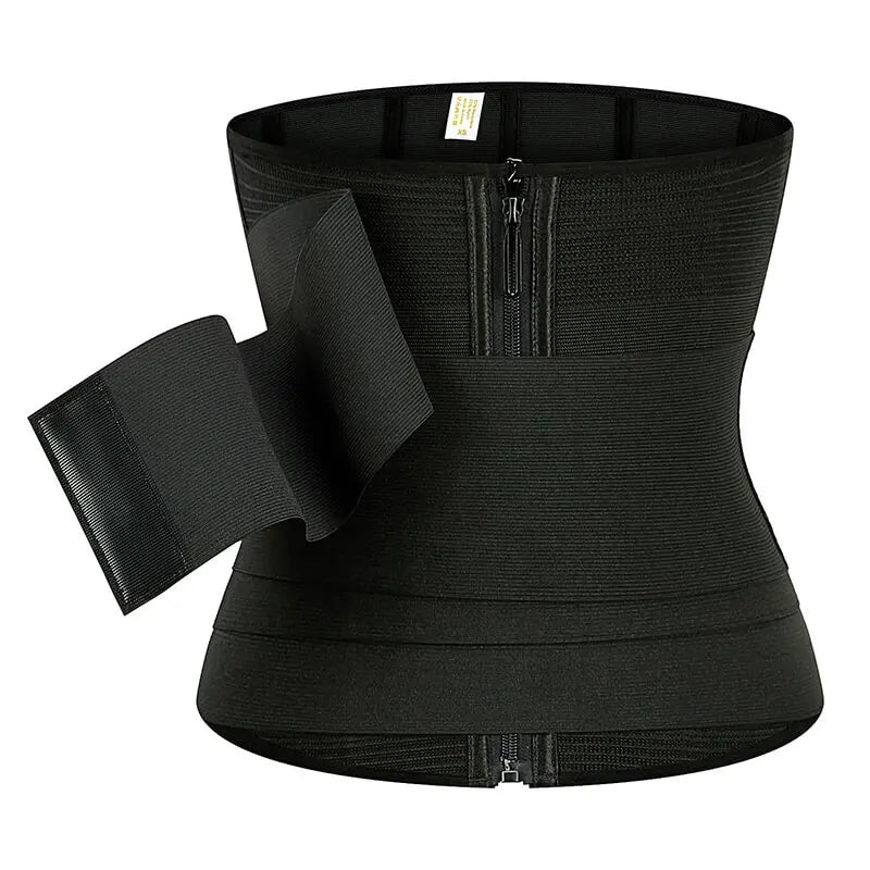 Steel-Bone Adjustable Tummy-Control Wrap Waist Trainer | OWNLUXE