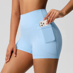 Load image into Gallery viewer, High-Waisted Skinny Shorts – All-Season Comfort | Short skinny taille haute – Confort toutes saisons
