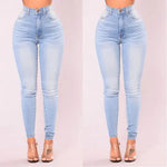 Load image into Gallery viewer, High Waist Stretch Denim Skinny Jeans
