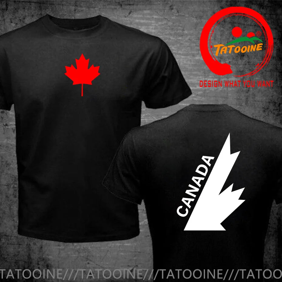 Canada Day Graphic T-Shirt | Maple Leaf & Flag Tee | OWNLUXE