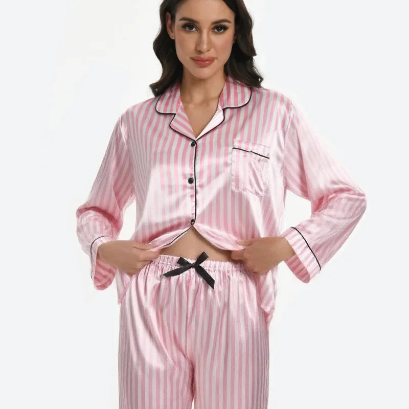 Silk Leopard Print Pajama Set – Shop at OWNLUXE