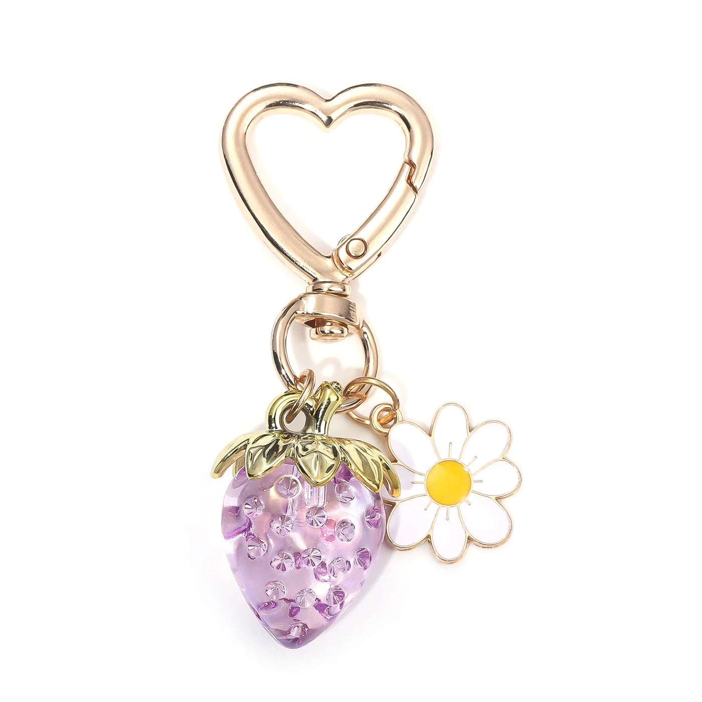 Timeless Heart Keychain for Mom in Stainless Steel
