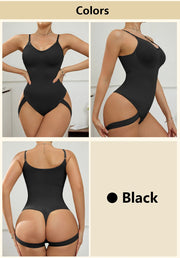 Seamless Butt Lifter Thong Bodysuit - Tummy Control Shapewear